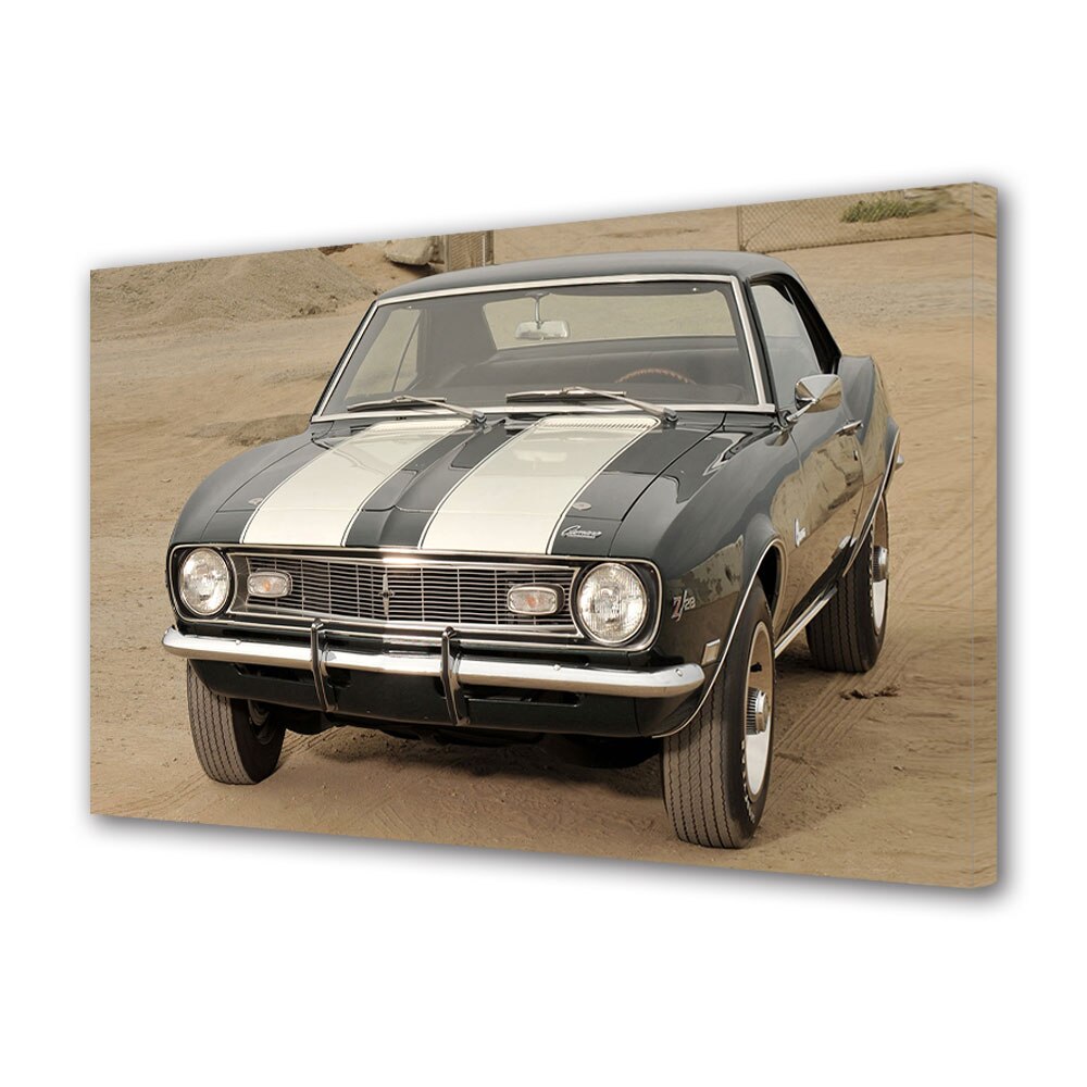Tablou Canvas Luminos in intuneric VarioView LED, Auto Moto, Chevrolet Camaro Z28 (I) 1968, 40 x 60 cm