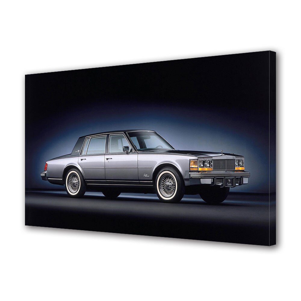Tablou Canvas Luminos in intuneric VarioView LED, Auto Moto, Cadillac Seville Elegante 1975, 40 x 60 cm