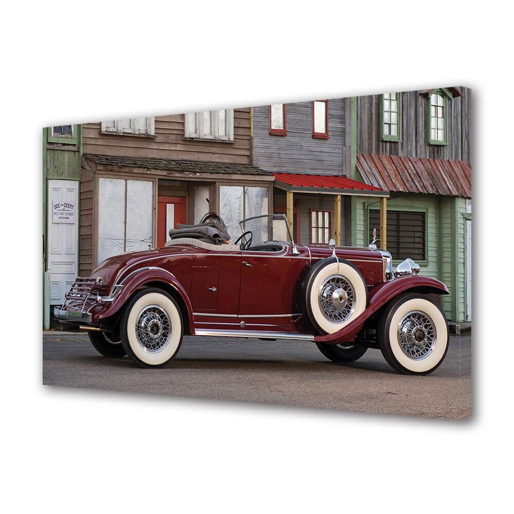 Tablou Canvas Luminos in intuneric VarioView LED, Auto Moto, Cadillac V12 Roadster by Fleetwood 1931, 40 x 60 cm