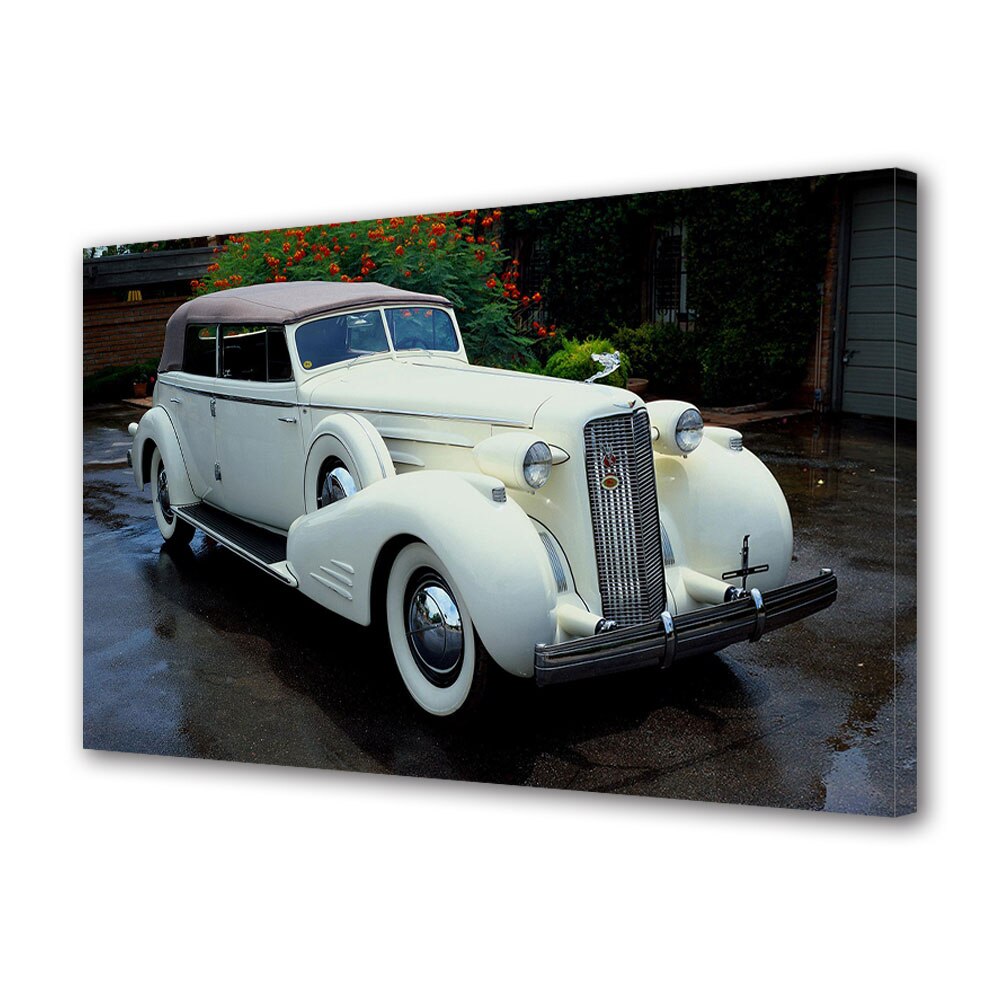 Tablou Canvas Luminos in intuneric VarioView LED, Auto Moto, Cadillac, 30 x 45 cm