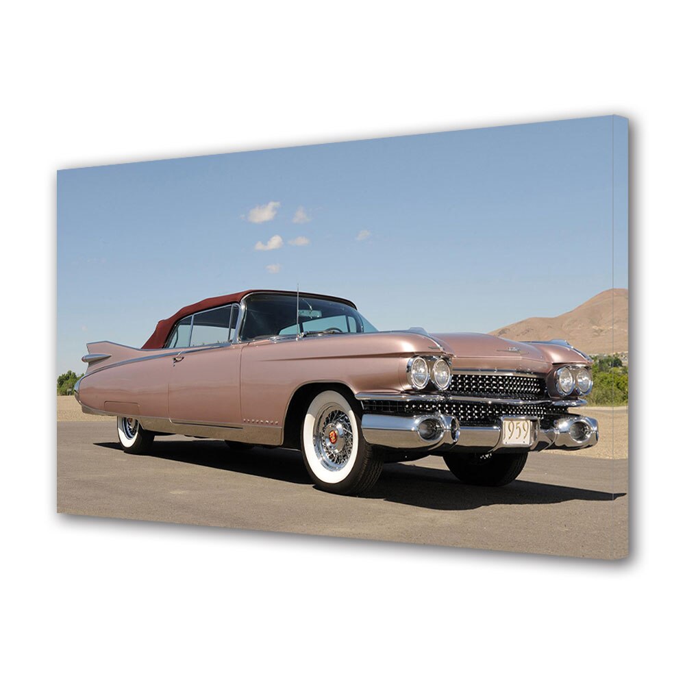 Tablou Canvas Luminos in intuneric VarioView LED, Auto Moto, 1959 Cadillac Eldorado Biarritz Convertible, 40 x 60 cm
