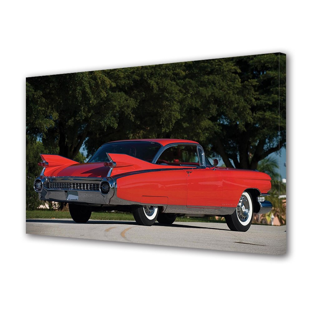 Tablou Canvas Luminos in intuneric VarioView LED, Auto Moto, Cadillac Eldorado Seville 1959, 40 x 60 cm