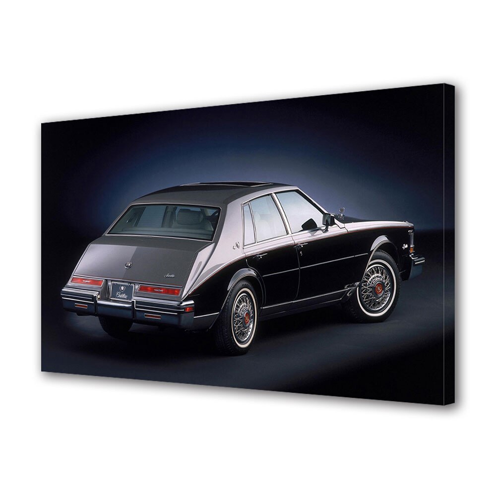 Tablou Canvas Luminos in intuneric VarioView LED, Auto Moto, Cadillac Seville 1980, 40 x 60 cm