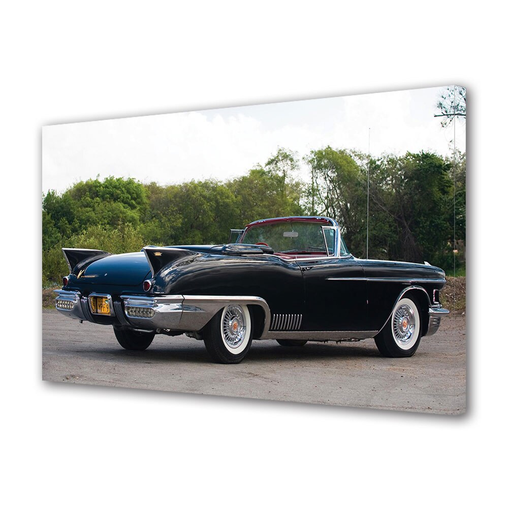 Tablou Canvas Luminos in intuneric VarioView LED, Auto Moto, Cadillac Eldorado Biarritz 1958, 40 x 60 cm