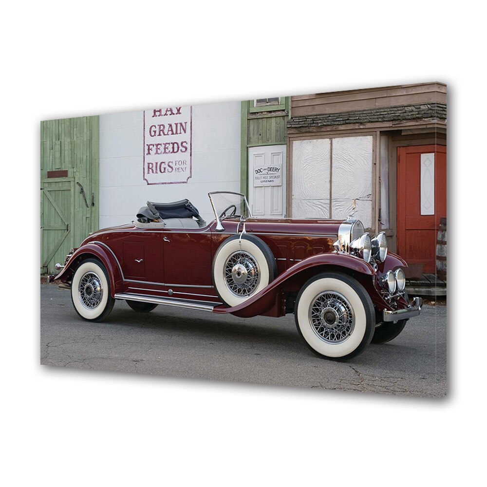 Tablou Canvas Luminos in intuneric VarioView LED, Auto Moto, Cadillac V12 Roadster by Fleetwood 1931, 30 x 45 cm