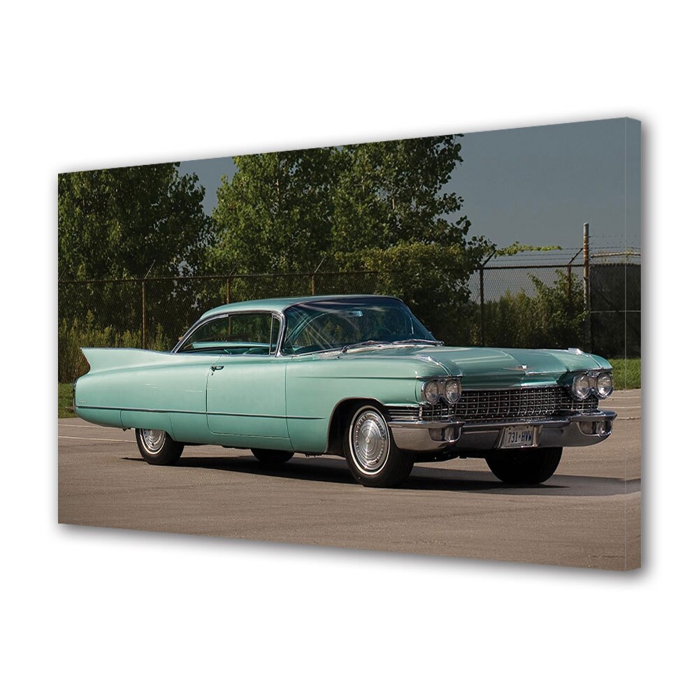 Tablou Canvas Luminos in intuneric VarioView LED, Auto Moto, 1960 CADILLAC COUPE DEVILLE, 30 x 45 cm