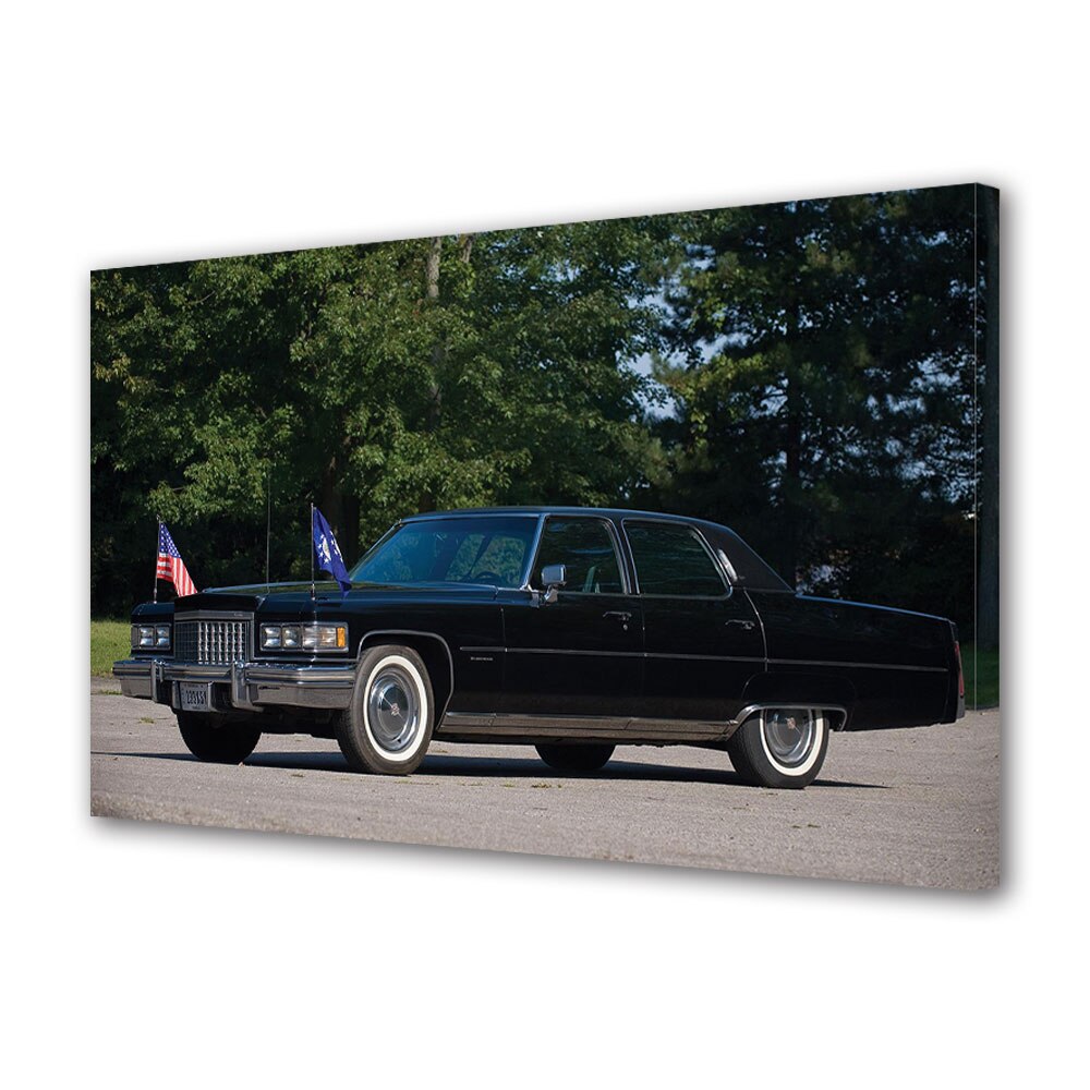 Tablou Canvas Luminos in intuneric VarioView LED, Auto Moto, 1976 Cadillac Fleetwood Sixty Special Brougham, 30 x 45 cm