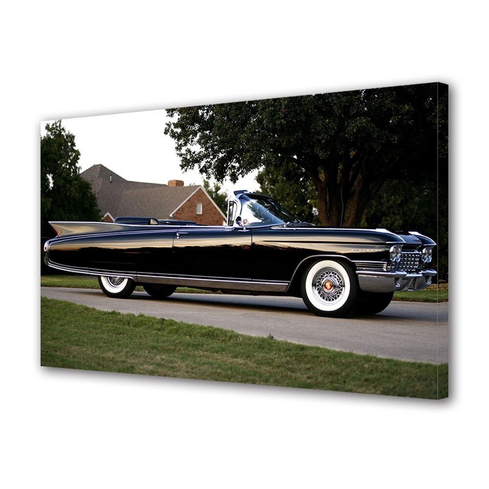Tablou Canvas Luminos in intuneric VarioView LED, Auto Moto, Cadillac Eldorado Biarritz 1960, 30 x 45 cm