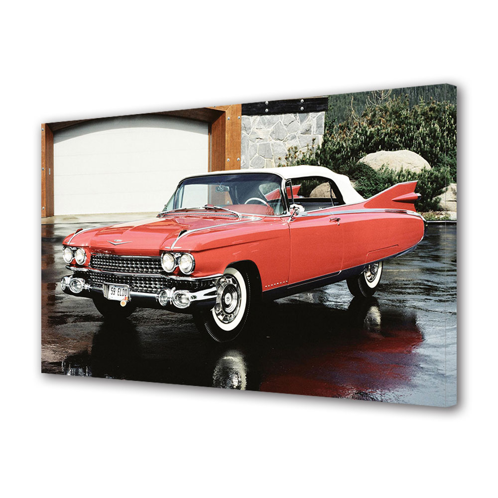 Tablou Canvas Luminos in intuneric VarioView LED, Auto Moto, Cadillac Eldorado Biarritz 1959, 30 x 45 cm