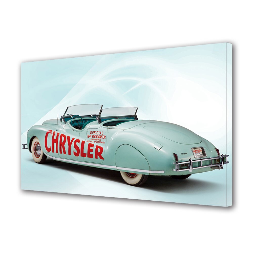 Tablou Canvas Luminos in intuneric VarioView LED, Auto Moto, Chrysler Newport Dual Cowl Phaeton LeBaron Pace Car 1941, 30 x 45 cm