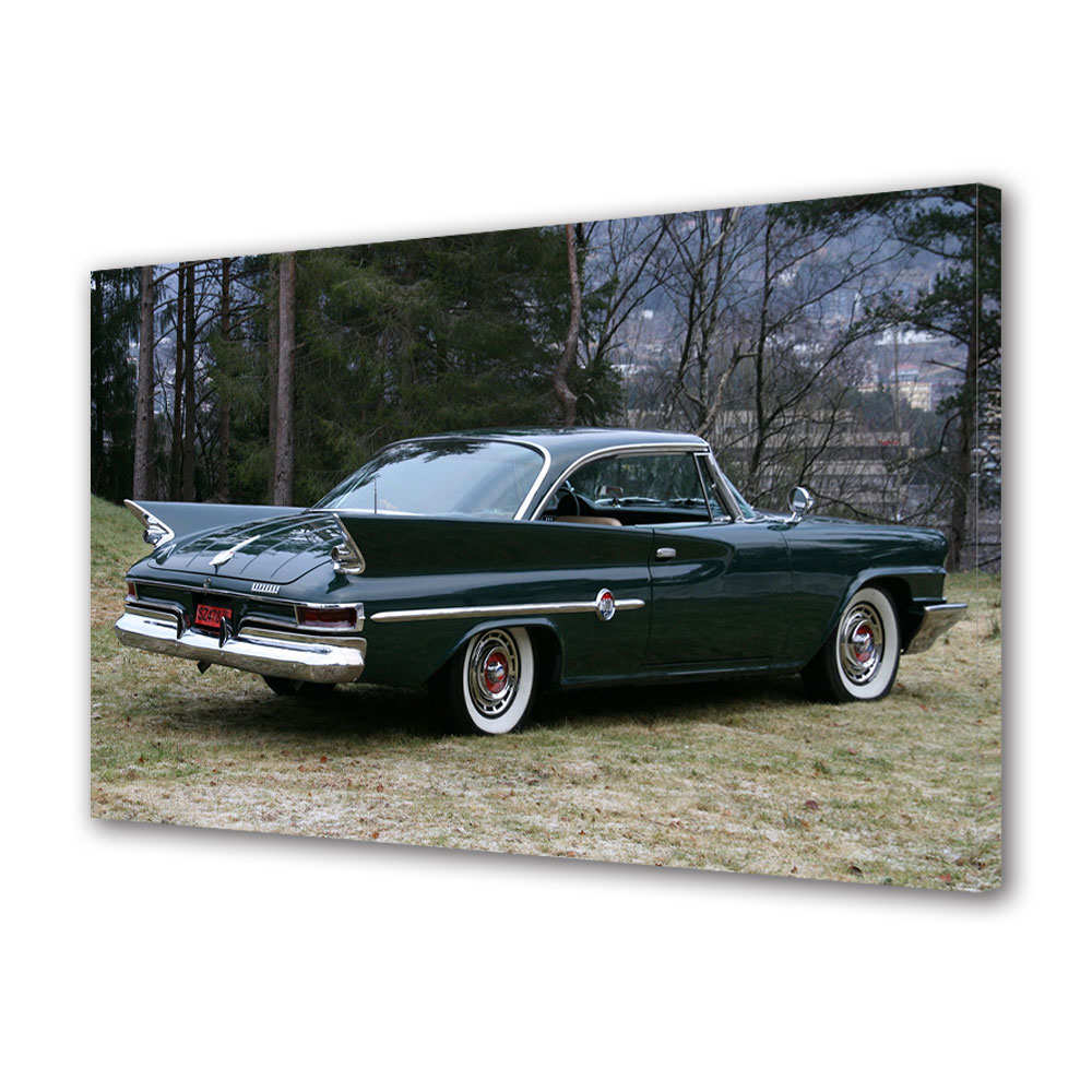 Tablou Canvas Luminos in intuneric VarioView LED, Auto Moto, Chrysler 300G Hardtop Coupe 1961, 40 x 60 cm