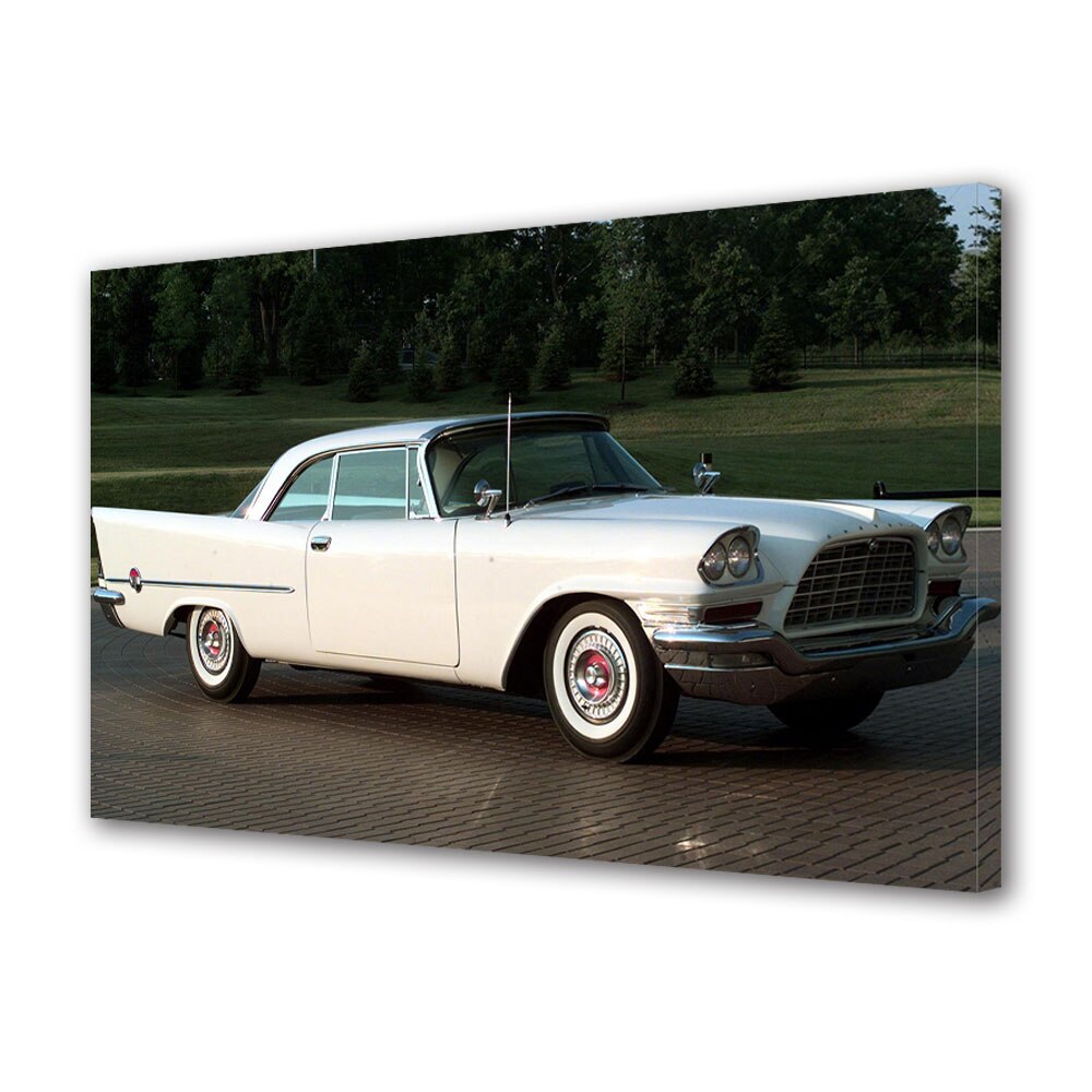 Tablou Canvas Luminos in intuneric VarioView LED, Auto Moto, Chrysler 300C Coupe 1957, 30 x 45 cm