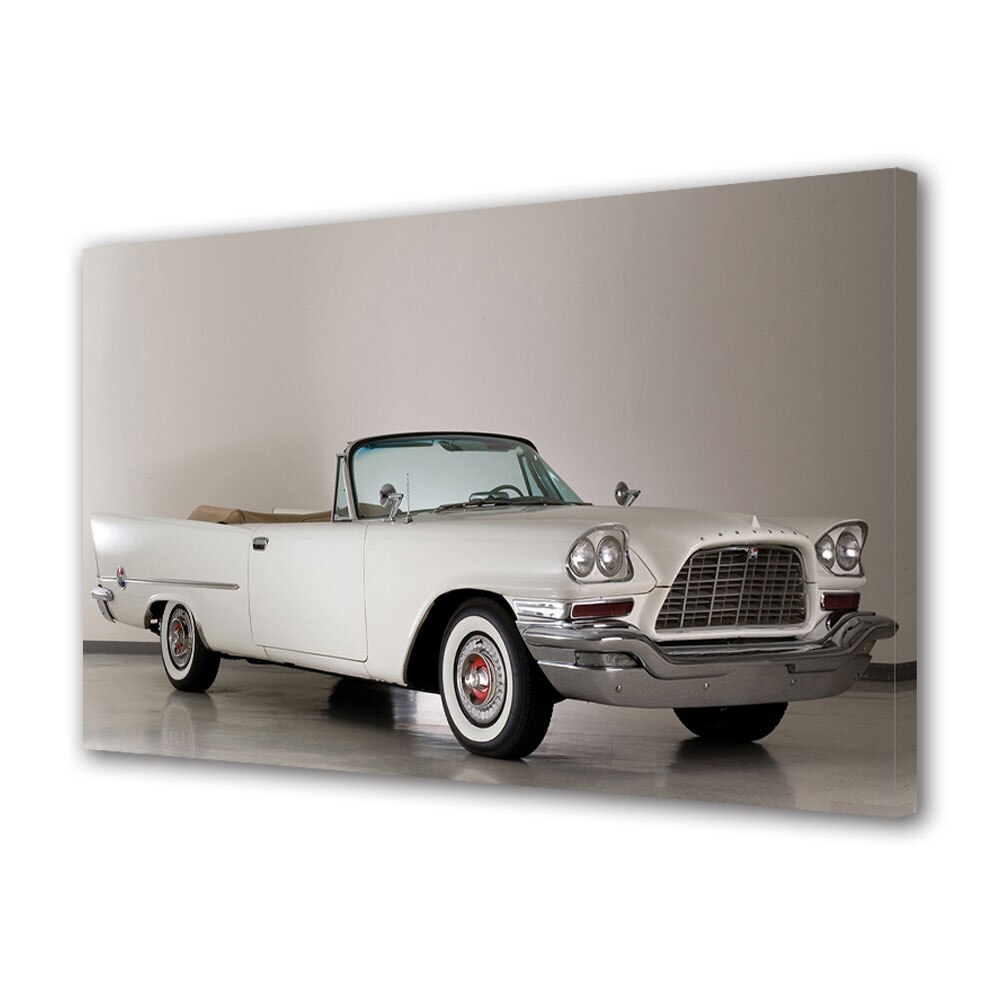 Tablou Canvas Luminos in intuneric VarioView LED, Auto Moto, Chrysler 300C Convertible 1957, 30 x 45 cm