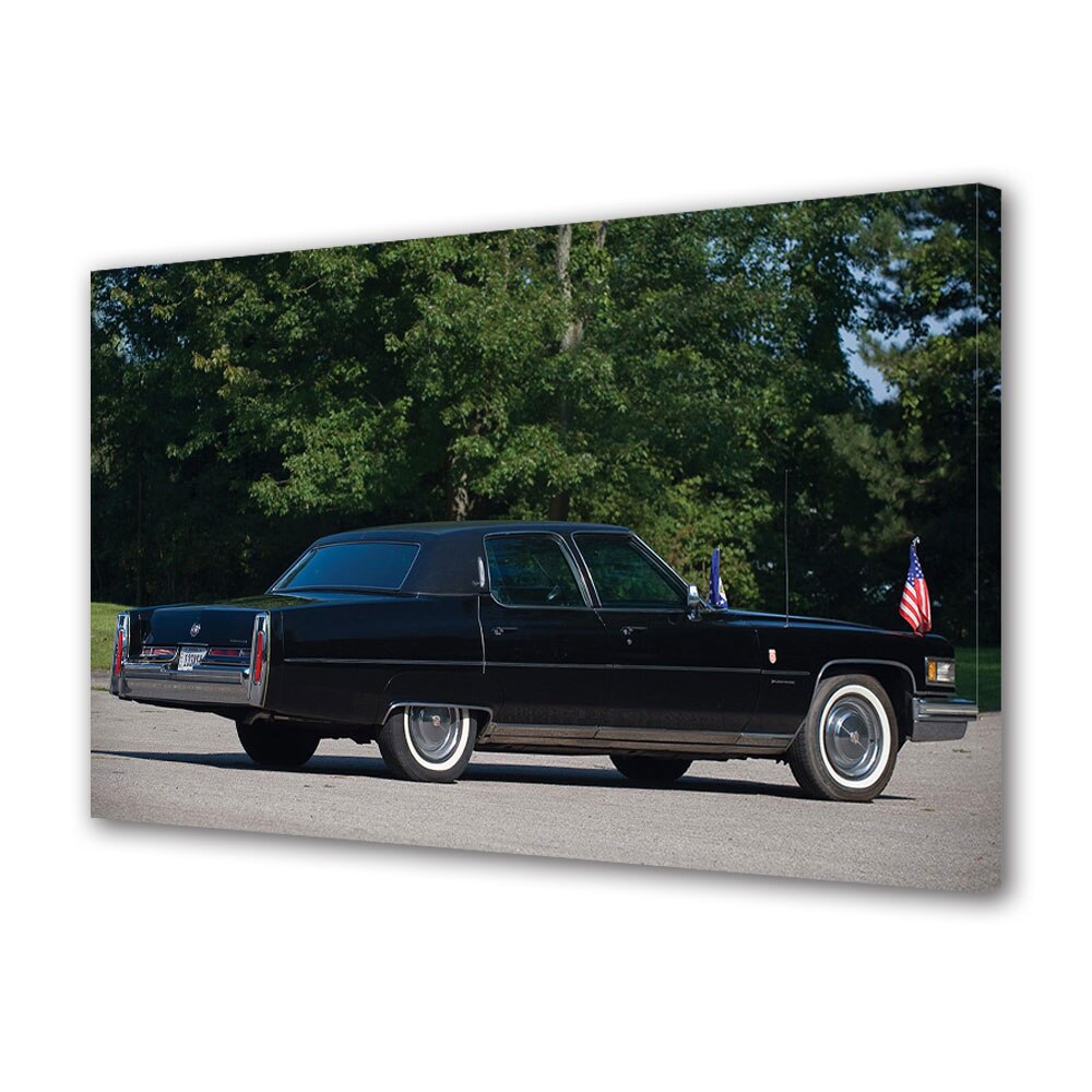 Tablou Canvas Luminos in intuneric VarioView LED, Auto Moto, 1976 Cadillac Fleetwood Sixty Special Brougham, 30 x 45 cm