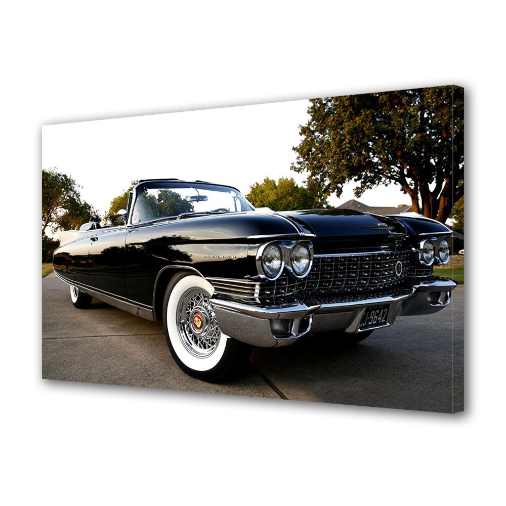 Tablou Canvas Luminos in intuneric VarioView LED, Auto Moto, Cadillac Eldorado Biarritz 1960, 30 x 45 cm