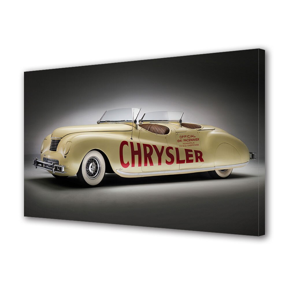 Tablou Canvas Luminos in intuneric VarioView LED, Auto Moto, 1941 Chrysler Newport Dual Cowl Phaeton, 40 x 60 cm