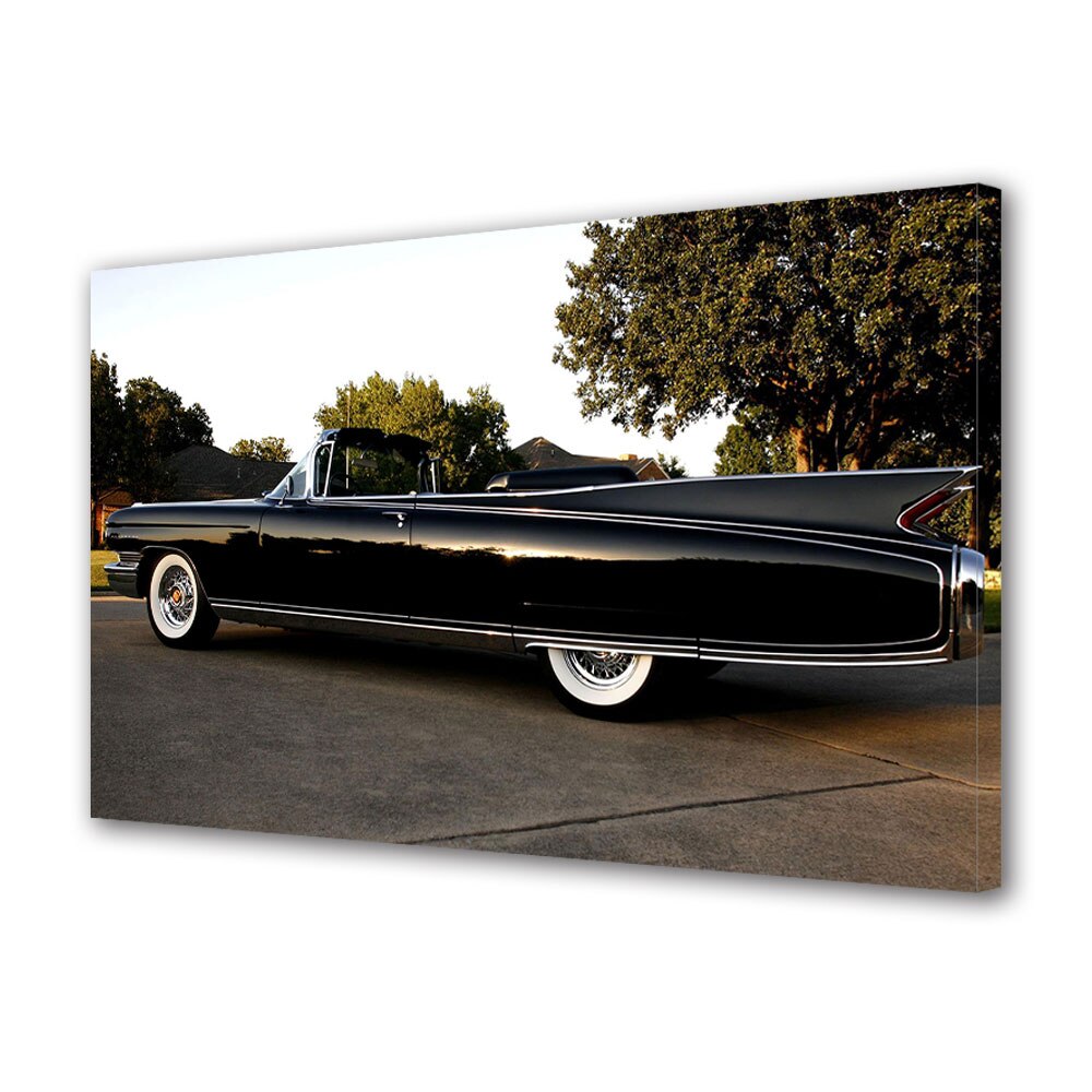 Tablou Canvas Luminos in intuneric VarioView LED, Auto Moto, Cadillac Eldorado Biarritz 1960, 40 x 60 cm