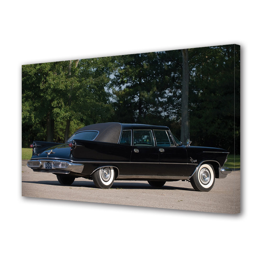 Tablou Canvas Luminos in intuneric VarioView LED, Auto Moto, 1958 Chrysler Imperial Crown Limousine, 30 x 45 cm