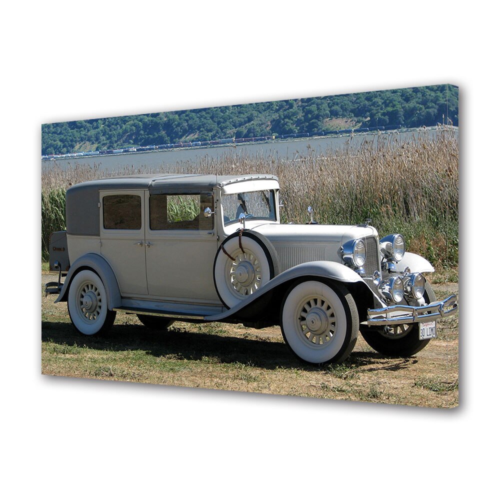 Tablou Canvas Luminos in intuneric VarioView LED, Auto Moto, 1930 Chrysler Imperial Eight Limousine, 40 x 60 cm