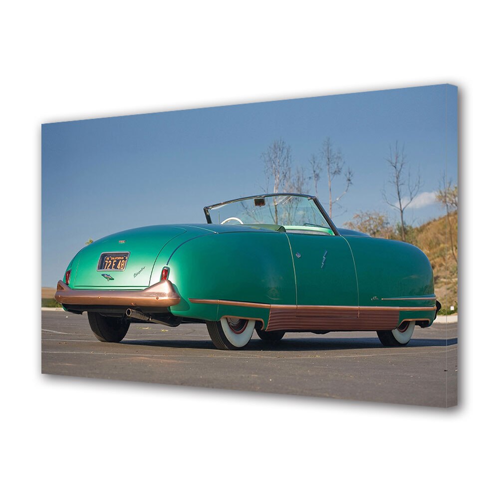 Tablou Canvas Luminos in intuneric VarioView LED, Auto Moto, 1941 Chrysler Thunderbolt Concept Car, 30 x 45 cm