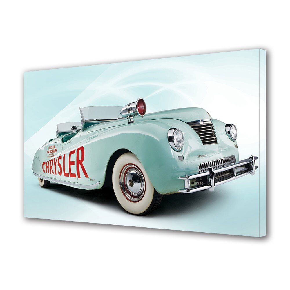 Tablou Canvas Luminos in intuneric VarioView LED, Auto Moto, Chrysler Newport Dual Cowl Phaeton LeBaron Pace Car 1941, 30 x 45 cm