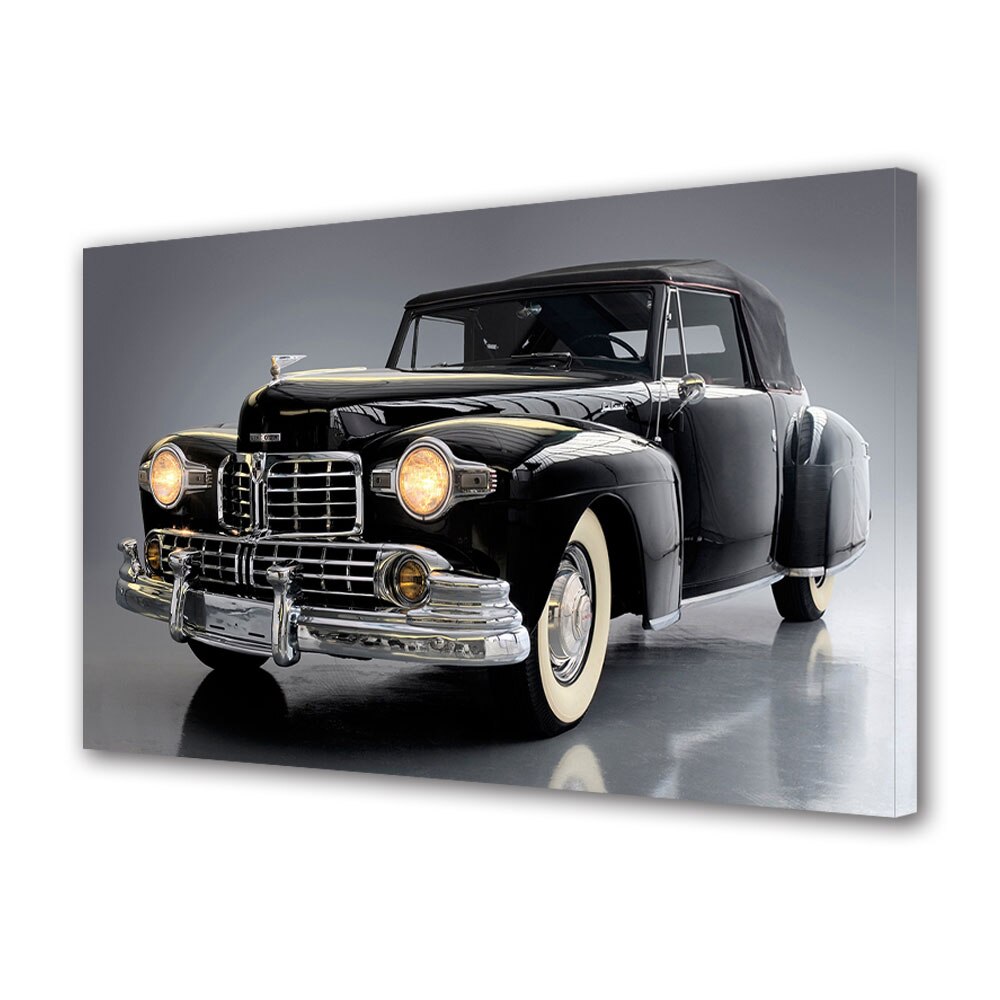 Tablou Canvas Luminos in intuneric VarioView LED, Auto Moto, Lincoln Continental Convertible 1946, 40 x 60 cm