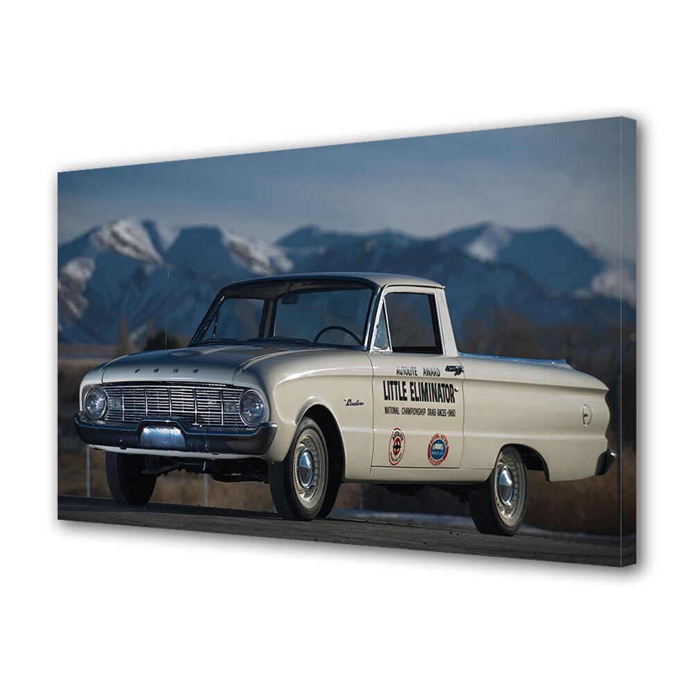 Tablou Canvas Luminos in intuneric VarioView LED, Auto Moto, 1960 Ford Ranchero, 40 x 60 cm
