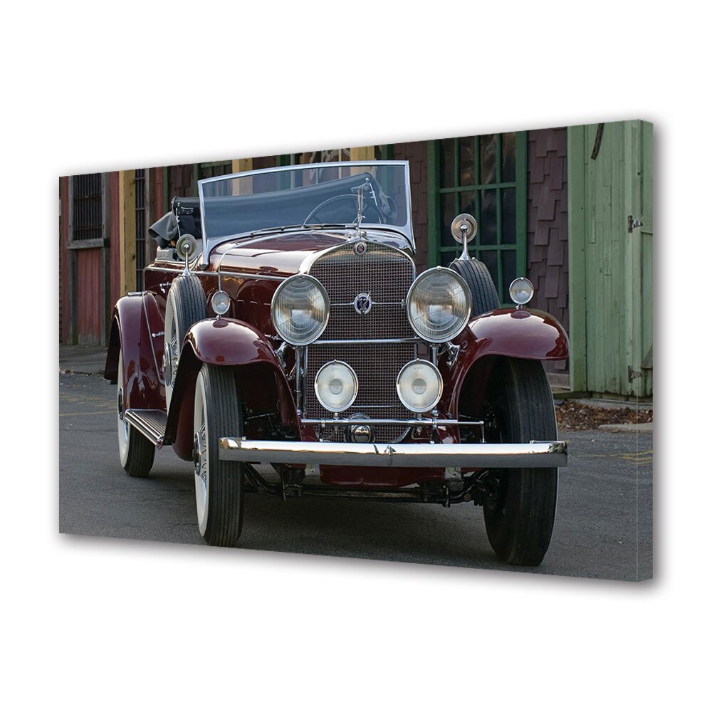 Tablou Canvas Luminos in intuneric VarioView LED, Auto Moto, Cadillac V12 Roadster by Fleetwood 1931, 40 x 60 cm