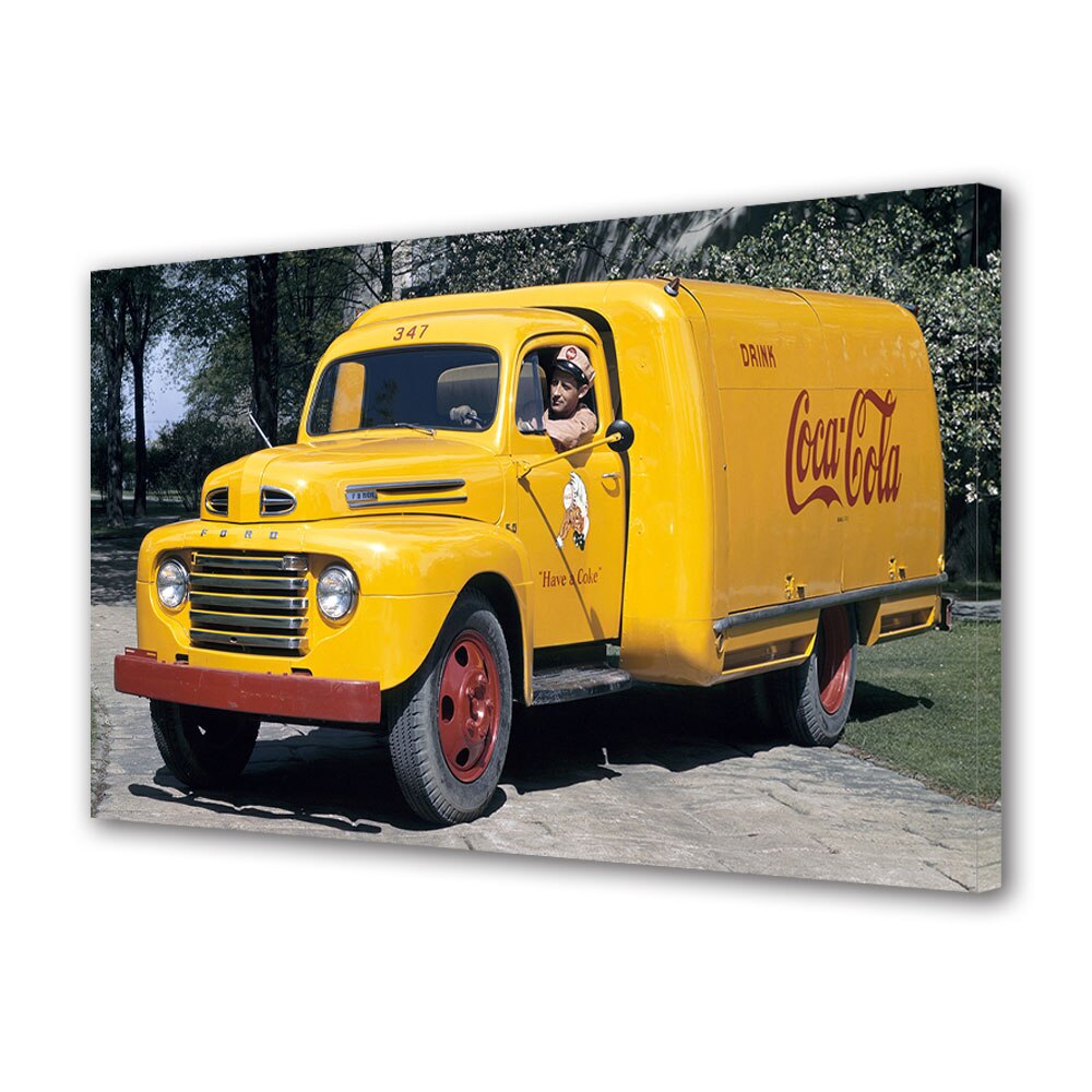 Tablou Canvas Luminos in intuneric VarioView LED, Auto Moto, Ford F-1 1948, 40 x 60 cm