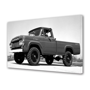 Tablou Canvas Luminos in intuneric VarioView LED, Auto Moto, Ford F-250 4x4 1969, 40 x 60 cm Tablou Canvas Luminos in intuneric VarioView LED, Auto Moto, Ford F-250 4x4 1969, 40 x 60 cm