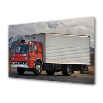 Tablou Canvas Luminos in intuneric VarioView LED, Auto Moto, Ford C-600 1957, 40 x 60 cm Tablou Canvas Luminos in intuneric VarioView LED, Auto Moto, Ford C-600 1957, 40 x 60 cm