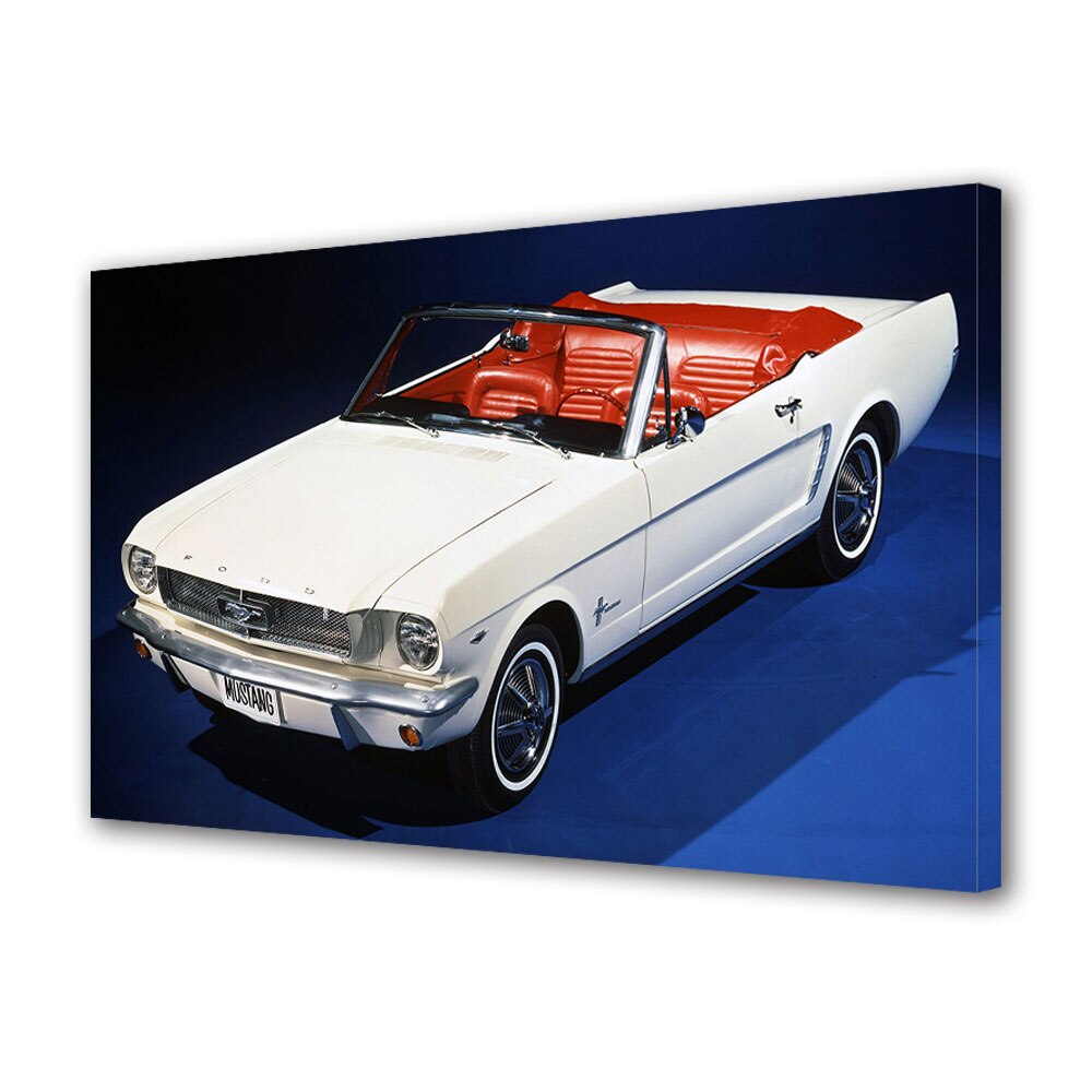 Tablou Canvas Luminos in intuneric VarioView LED, Auto Moto, Mustang Convertible 1964, 40 x 60 cm