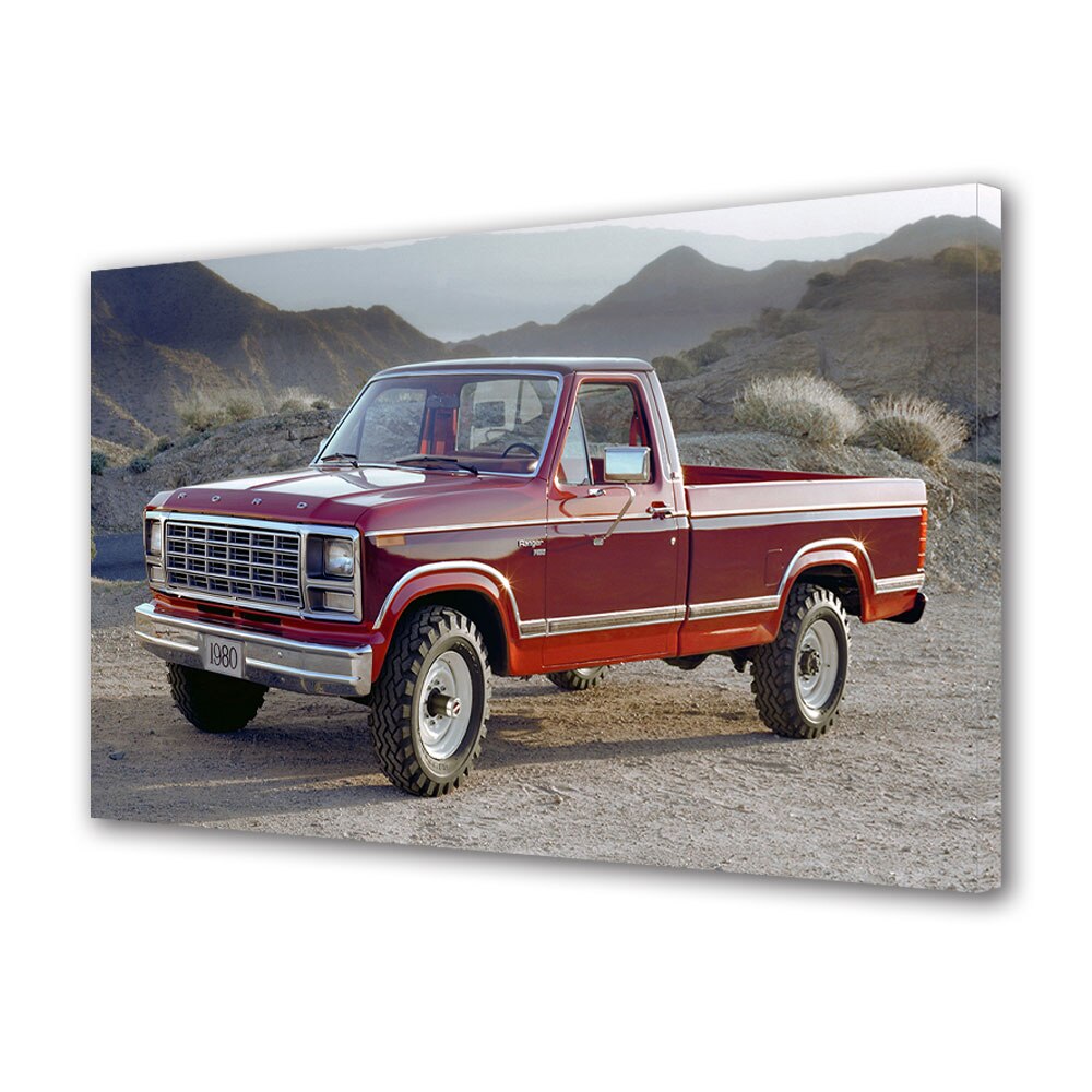 Tablou Canvas Luminos in intuneric VarioView LED, Auto Moto, Ford F-250 Ranger 1980, 30 x 45 cm