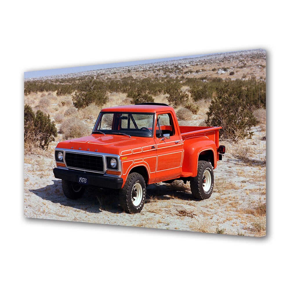 Tablou Canvas Luminos in intuneric VarioView LED, Auto Moto, Ford F-100 1978, 30 x 45 cm