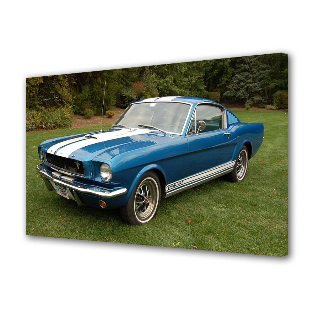 Tablou Canvas Luminos in intuneric VarioView LED, Auto Moto, 1965 Ford Mustang GT350, 30 x 45 cm