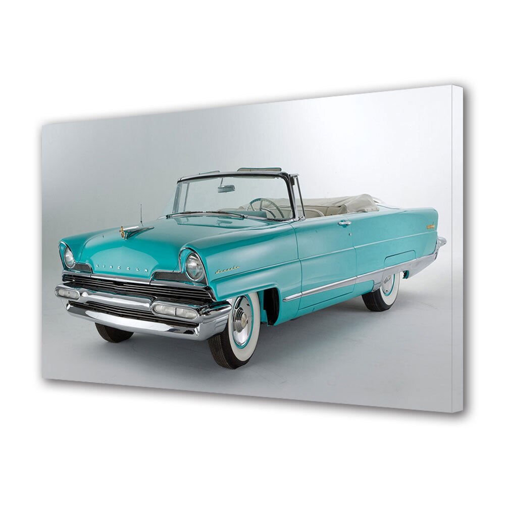 Tablou Canvas Luminos in intuneric VarioView LED, Auto Moto, 1956 Lincoln Premiere Convertible, 40 x 60 cm