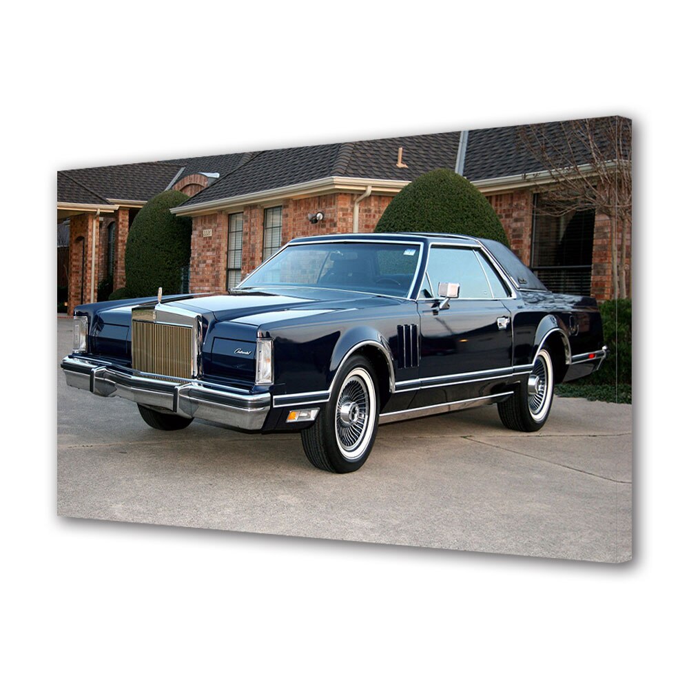 Tablou Canvas Luminos in intuneric VarioView LED, Auto Moto, Lincoln Continental Mark V 1977 - Copy, 30 x 45 cm