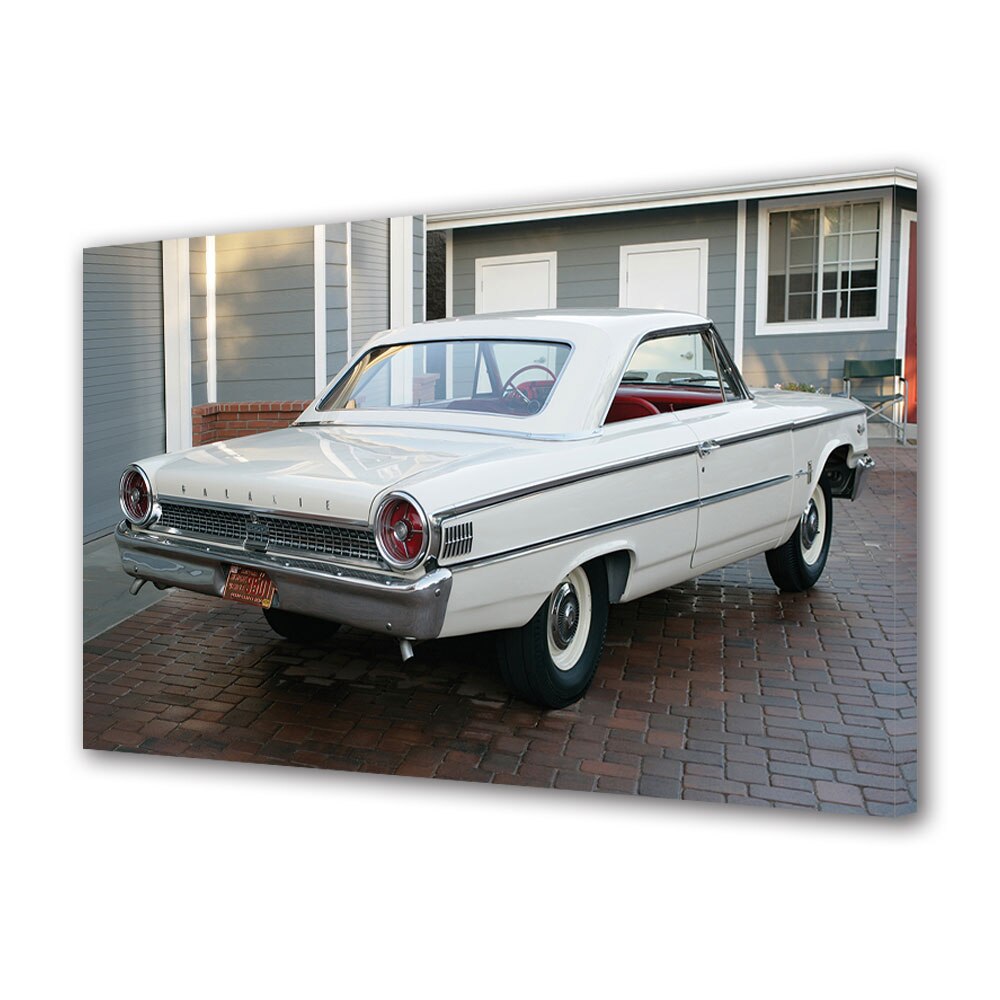 Tablou Canvas Luminos in intuneric VarioView LED, Auto Moto, Ford Galaxie 500 Factory Lightweight 1963, 40 x 60 cm