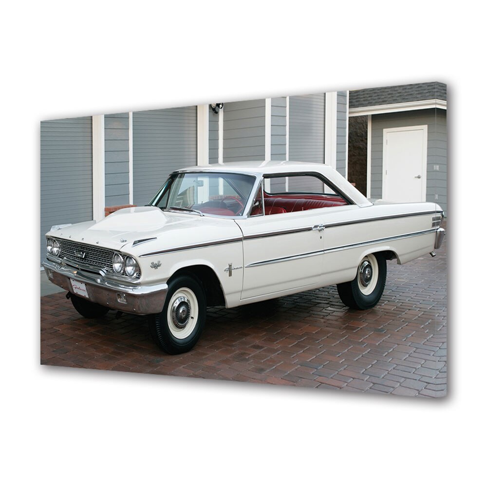 Tablou Canvas Luminos in intuneric VarioView LED, Auto Moto, Ford Galaxie 500 Factory Lightweight 1963, 40 x 60 cm