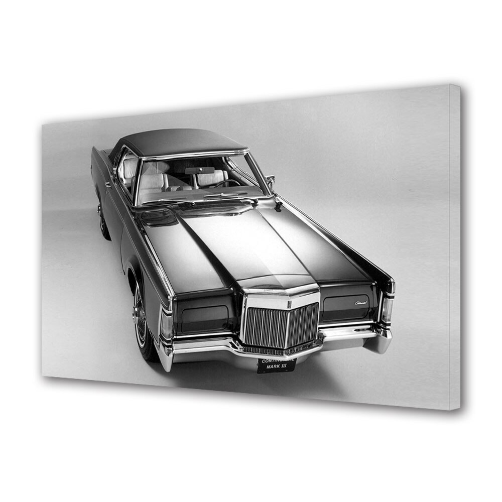Tablou Canvas Luminos in intuneric VarioView LED, Auto Moto, Lincoln Continental Mark III 1968-71, 30 x 45 cm