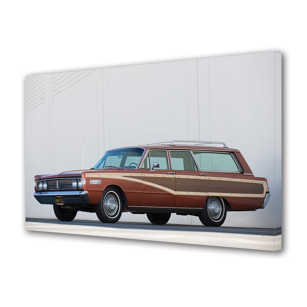 Tablou Canvas Luminos in intuneric VarioView LED, Auto Moto, 1966 Mercury Colony Park Station Wagon, 40 x 60 cm