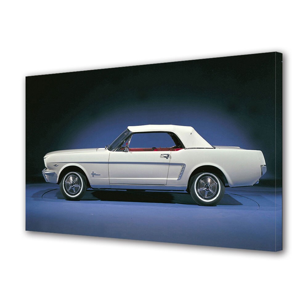 Tablou Canvas Luminos in intuneric VarioView LED, Auto Moto, Mustang Convertible 1964, 30 x 45 cm