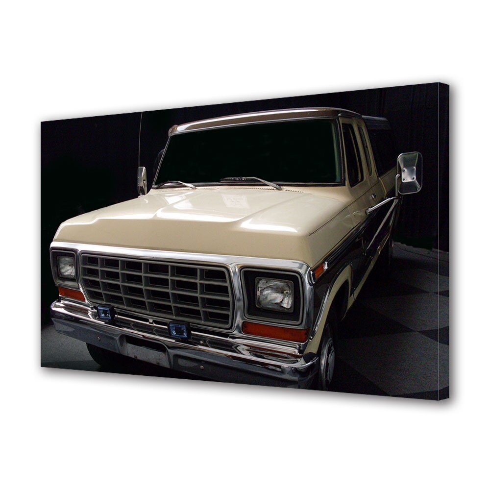 Tablou Canvas Luminos in intuneric VarioView LED, Auto Moto, Ford F250 Ranger 1979, 30 x 45 cm