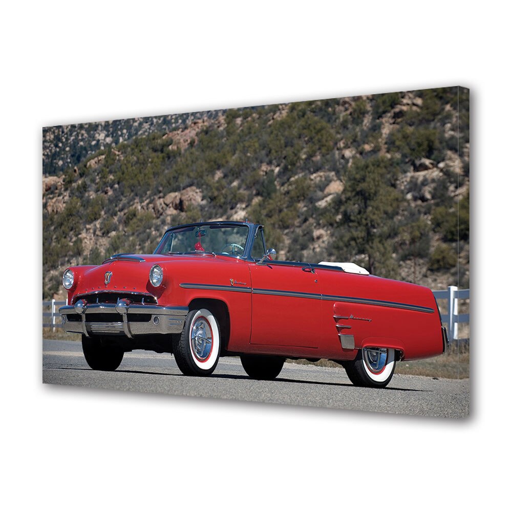 Tablou Canvas Luminos in intuneric VarioView LED, Auto Moto, 1953 Mercury Monterey Convertible, 40 x 60 cm
