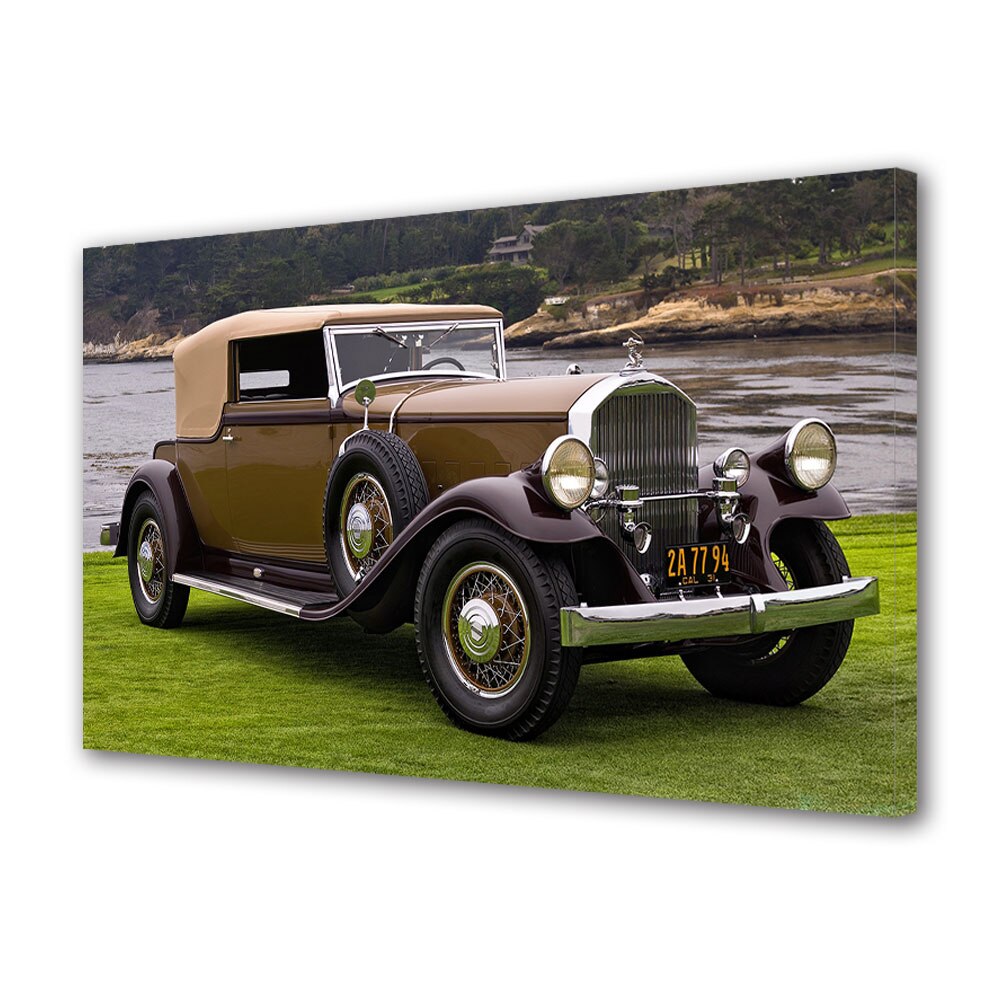 Tablou Canvas Luminos in intuneric VarioView LED, Auto Moto, 1931 Pierce-Arrow Model 41 LeBaron Convertible Victoria, 40 x 60 cm