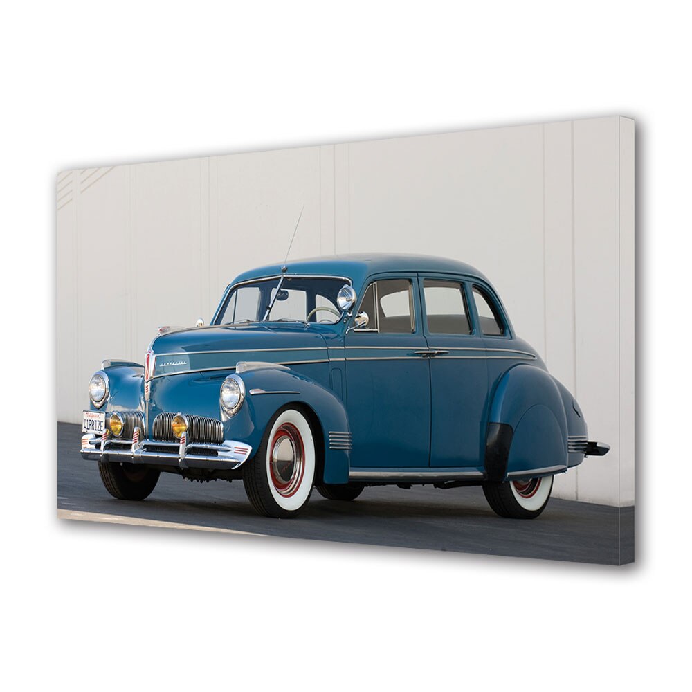 Tablou Canvas Luminos in intuneric VarioView LED, Auto Moto, 1941 Studebaker Commander Delux-Tone Cruising Sedan, 40 x 60 cm