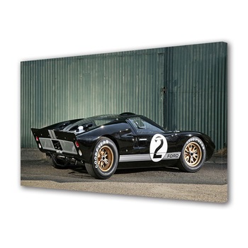 Tablou Canvas Luminos in intuneric VarioView LED, Auto Moto, Ford GT40 Le Mans Race Car 1966, 30 x 45 cm Tablou Canvas Luminos in intuneric VarioView LED, Auto Moto, Ford GT40 Le Mans Race Car 1966, 30 x 45 cm