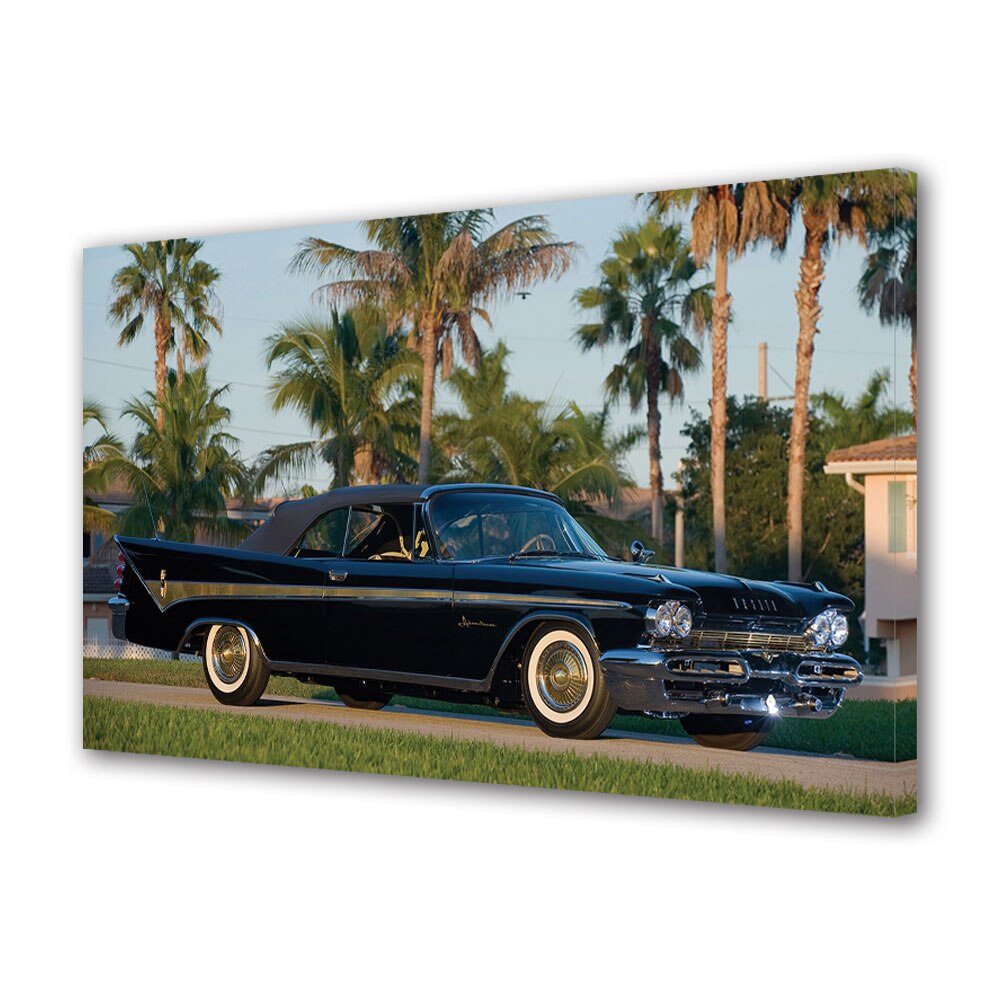 Tablou Canvas Luminos in intuneric VarioView LED, Auto Moto, DeSoto Adventurer Convertible Coupe 1959, 30 x 45 cm