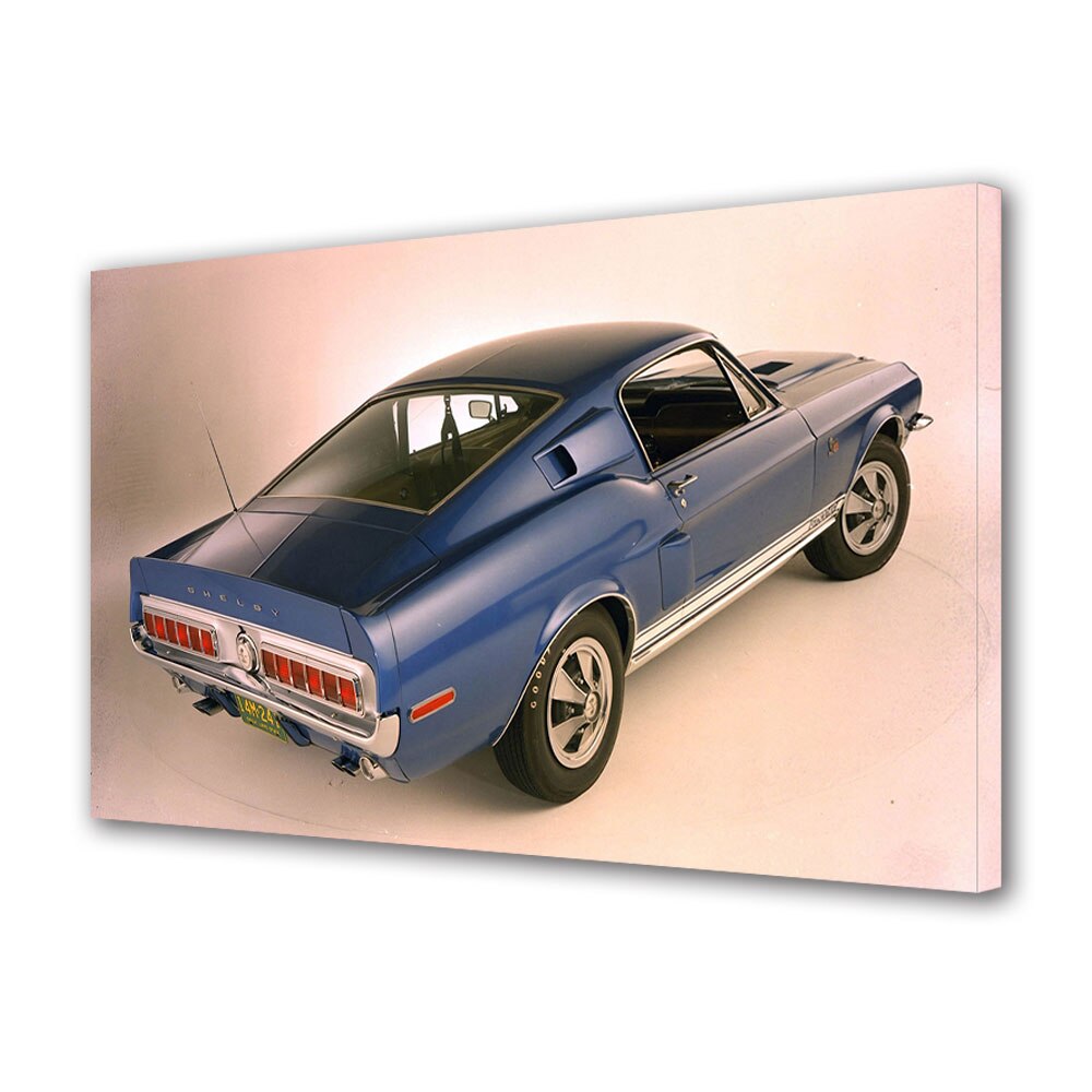 Tablou Canvas Luminos in intuneric VarioView LED, Auto Moto, Shelby GT500 KR 1968, 40 x 60 cm