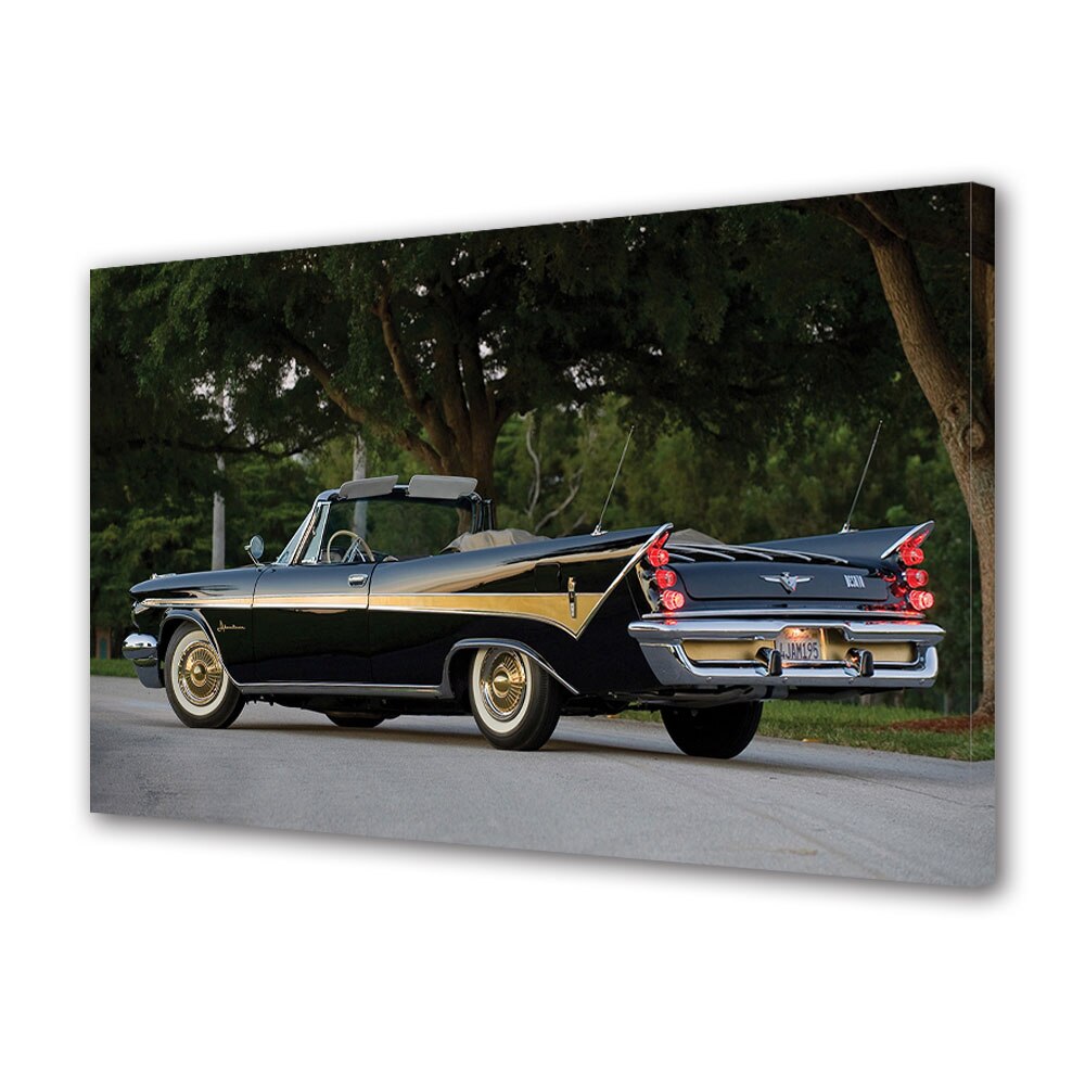 Tablou Canvas Luminos in intuneric VarioView LED, Auto Moto, DeSoto Adventurer Convertible Coupe 1959, 40 x 60 cm